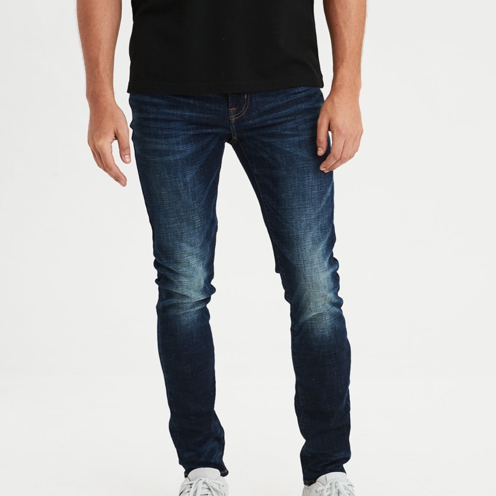 American Eagle Dark Wash Skinny Jeans 28x28